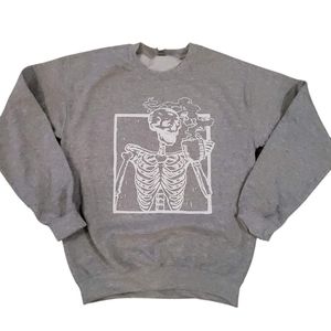 Skeleton Coffee Crewneck